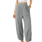 🎉Hot Sale 50% OFF🎉Women's casual ankle trousers with loose fit and elasticated waist