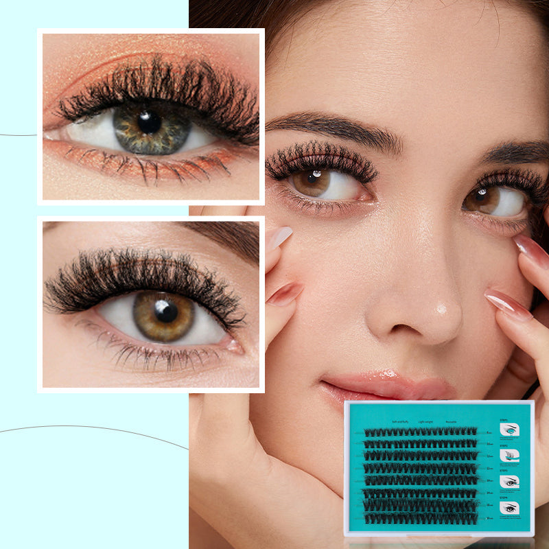 Fluffy DIY Cluster Lash Kit