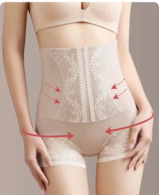 Slender Waist Tummy Control Hip Lifting Silky Underwear
