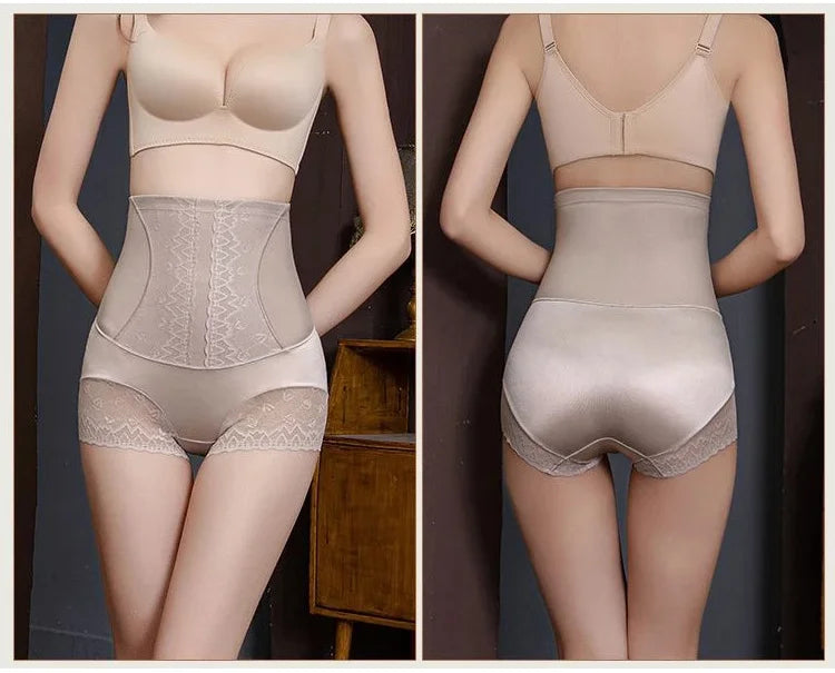 Slender Waist Tummy Control Hip Lifting Silky Underwear