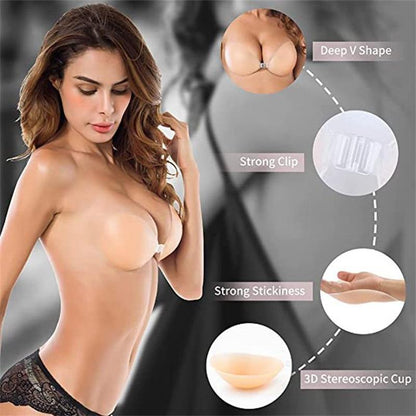 🔥Buy 1 Get 1 Free Price: Only $15.99!!🔥💥Magic Padded Sticky Bra - Enhance Your Bust in Seconds✨