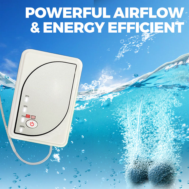 🐠 Half Price for a Limited Time - Quiet, Powerful Aquarium Air Pump with Dual Mode