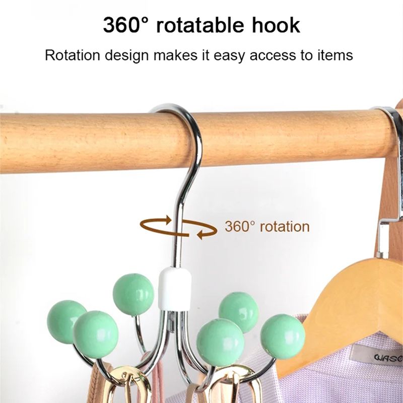 Buy 2 Get 1 Free🔥360° Swivel Hanger with 6 Hooks