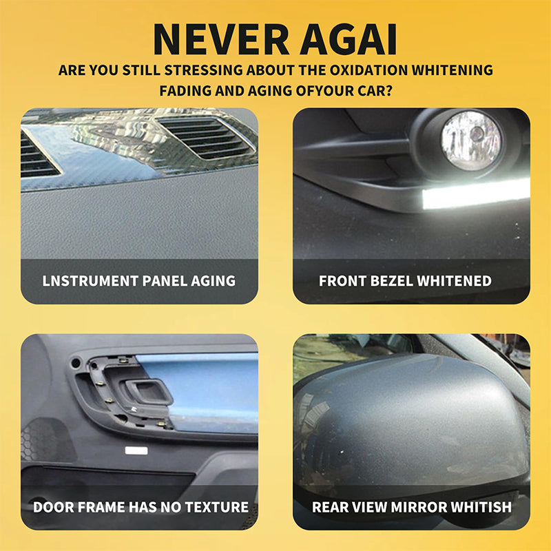 ⏳Time-limited Special⌛Automotive Plastic Interior Crystal Coating Refinishing Restorer