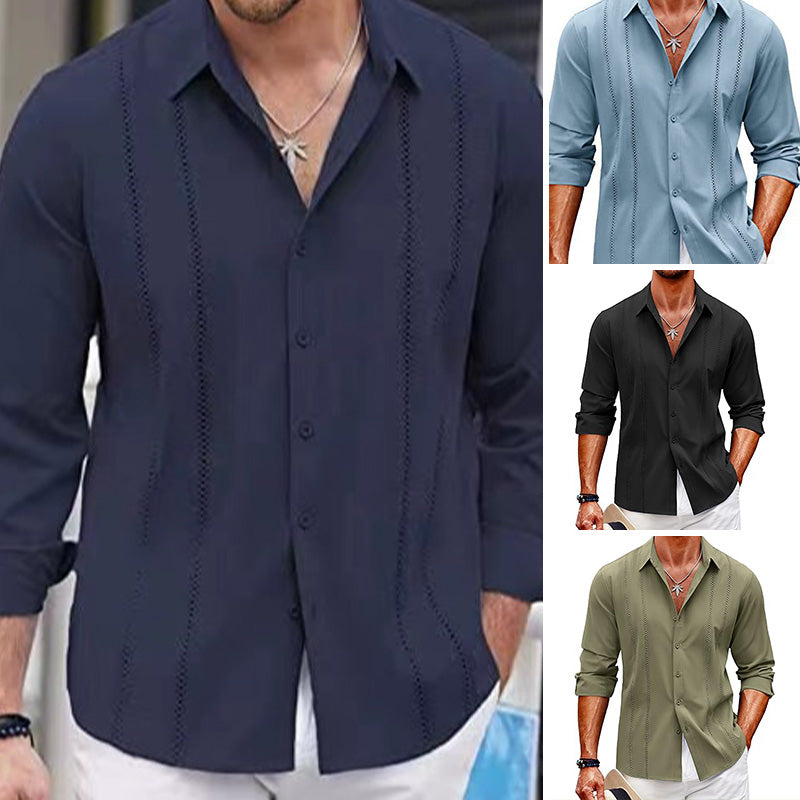 📢📢60% OFF !!!⏰Men's single colour long sleeve top