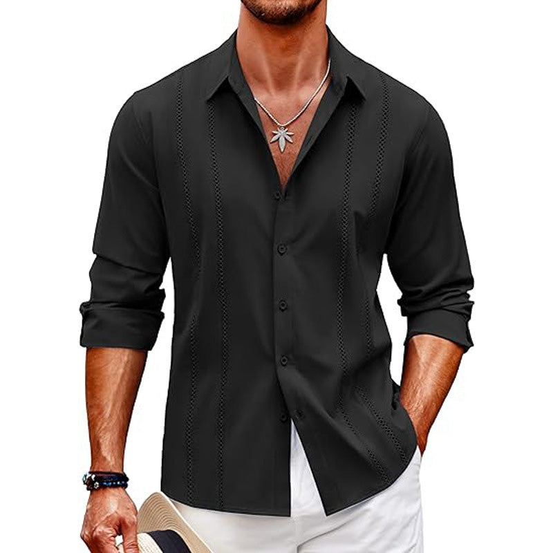📢📢60% OFF !!!⏰Men's single colour long sleeve top