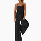 🎁New Arrivals 50% OFF💥Beach Casual Strappy Backless Wide-Leg Jumpsuit