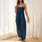 🎁New Arrivals 50% OFF💥Beach Casual Strappy Backless Wide-Leg Jumpsuit