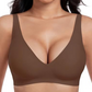 🍃Summer Hot Sale 50% OFF⏰Deep V Plunge Push-up Wirefree Seamless Jelly Bra