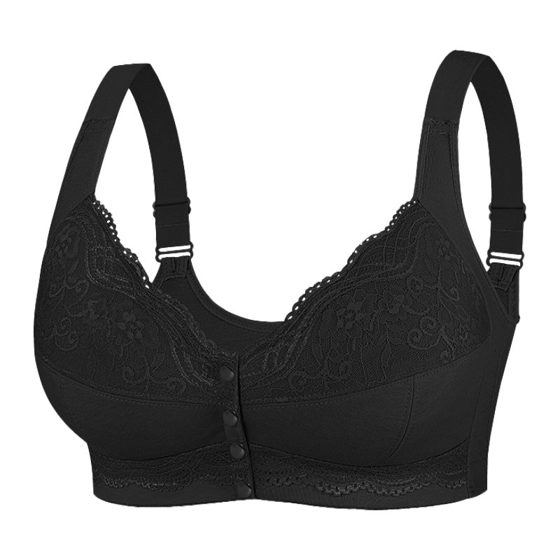 Women's Wirefree Full-Coverage Front-Closure Bra