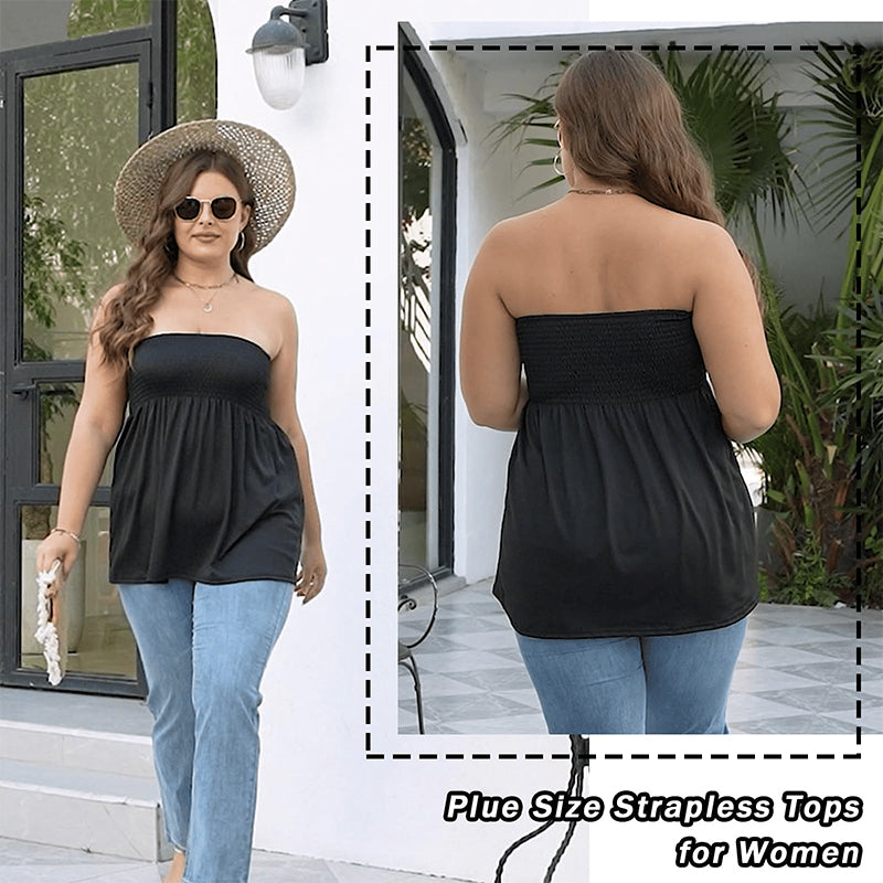 🔥Summer Hot Sale - Solid Chic Minimalist Basic Tube Top