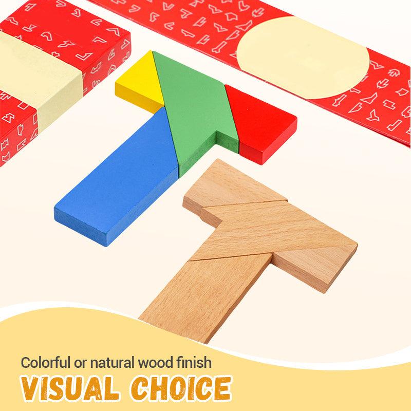 🔥Last Day Sales 50% OFF🔥Wooden T-Shaped Educational Puzzle Toy