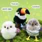 🎁🐱Realistic bird-shaped interactive cat toy