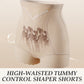 Women's High-Waisted Tummy Control Shaper Shorts