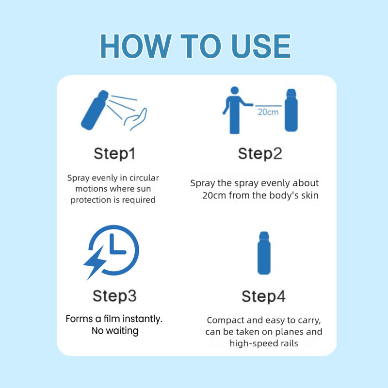 Lightweight Sunscreen Spray for Face ＆ Body