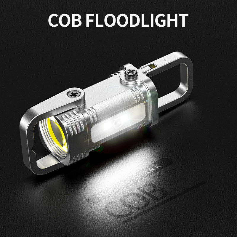 🔥Limited stock available 50% OFF🔥Multifunctional Mini Keychain Flashlight with Clip
