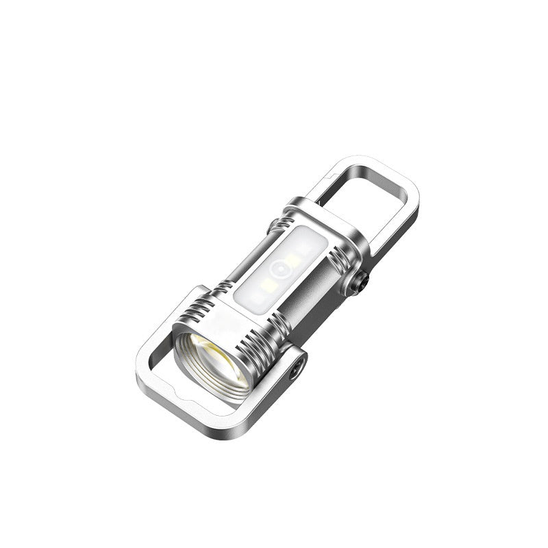🔥Limited stock available 50% OFF🔥Multifunctional Mini Keychain Flashlight with Clip