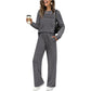 🎁2026 New Arrivals 50% OFF💥Women's Crew Neck Top & Drawstring Pants Set
