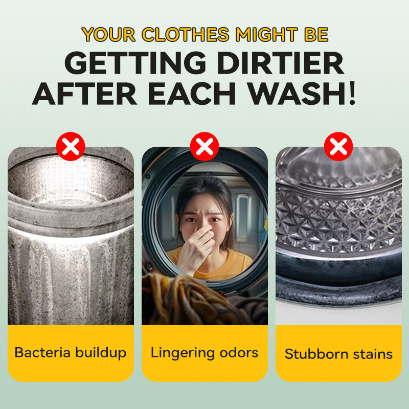 HOT SALE 🎁 Anti-Odor & Mold Washing Machine Cleaner
