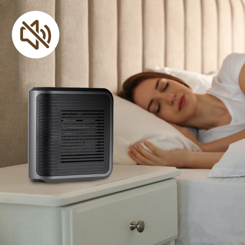 🔥 2025 HOT SALE 50% OFF! ✨ 800W Wall Outlet Space Heater - Adjustable Thermostat with 4 Timer Settings & Overheat Protection for Office/Bedroom 🕒🌡️