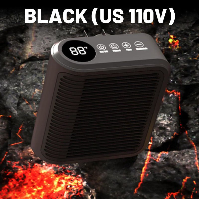 🔥 2025 HOT SALE 50% OFF! ✨ 800W Wall Outlet Space Heater - Adjustable Thermostat with 4 Timer Settings & Overheat Protection for Office/Bedroom 🕒🌡️