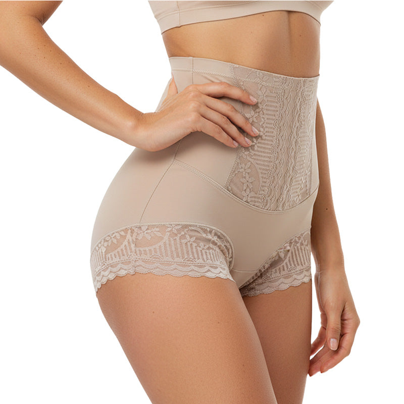 Women’s Lace High-Waisted Tummy Control Butt Lifter Briefs