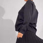 Women's V-Neck Knit Top and Pleated Skirt Set