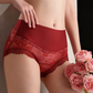 Women's Breathable High Waist Seamless Lace Panties