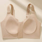 Women's Comfortable Seamless Zip Front Closure Bra