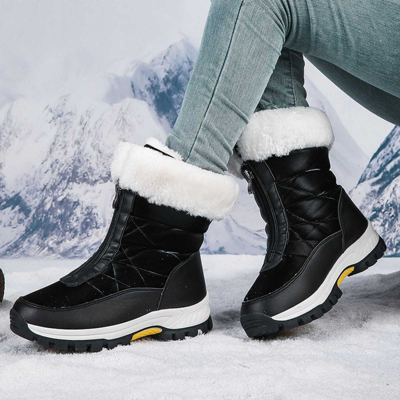 ⏳Limited-time 50% off⏰Women’s Non-Slip Warm Zipper Snow Boots👢