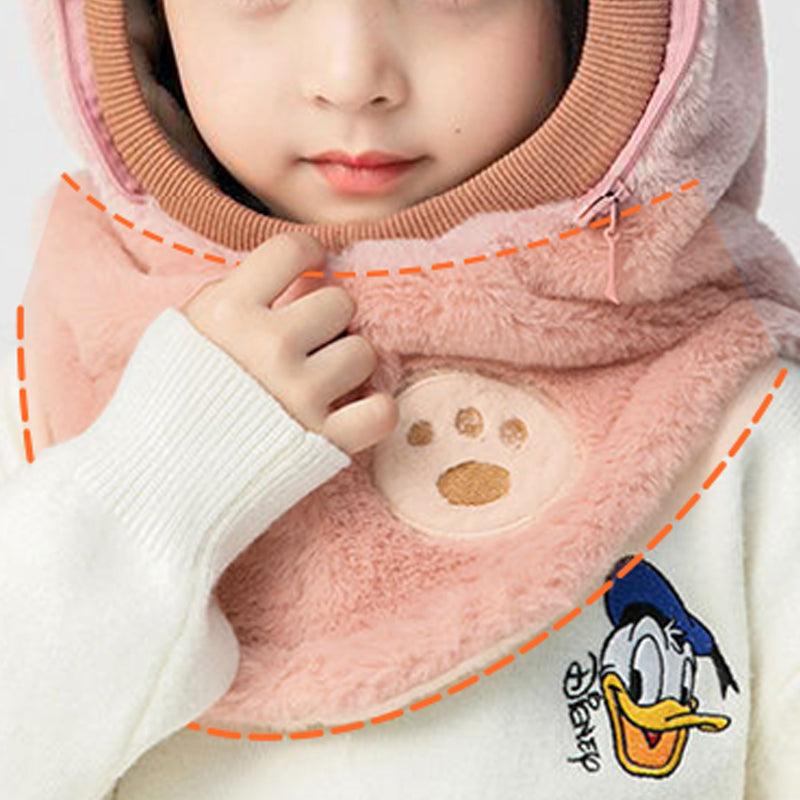 Kids' Winter Hat with Detachable Windproof Mask