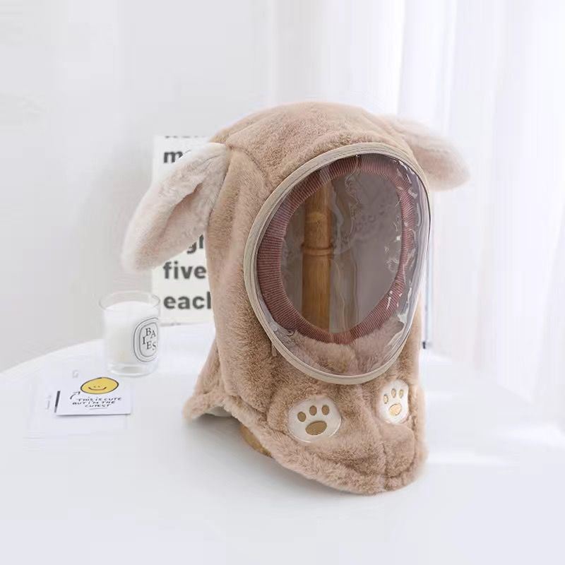 Kids' Winter Hat with Detachable Windproof Mask