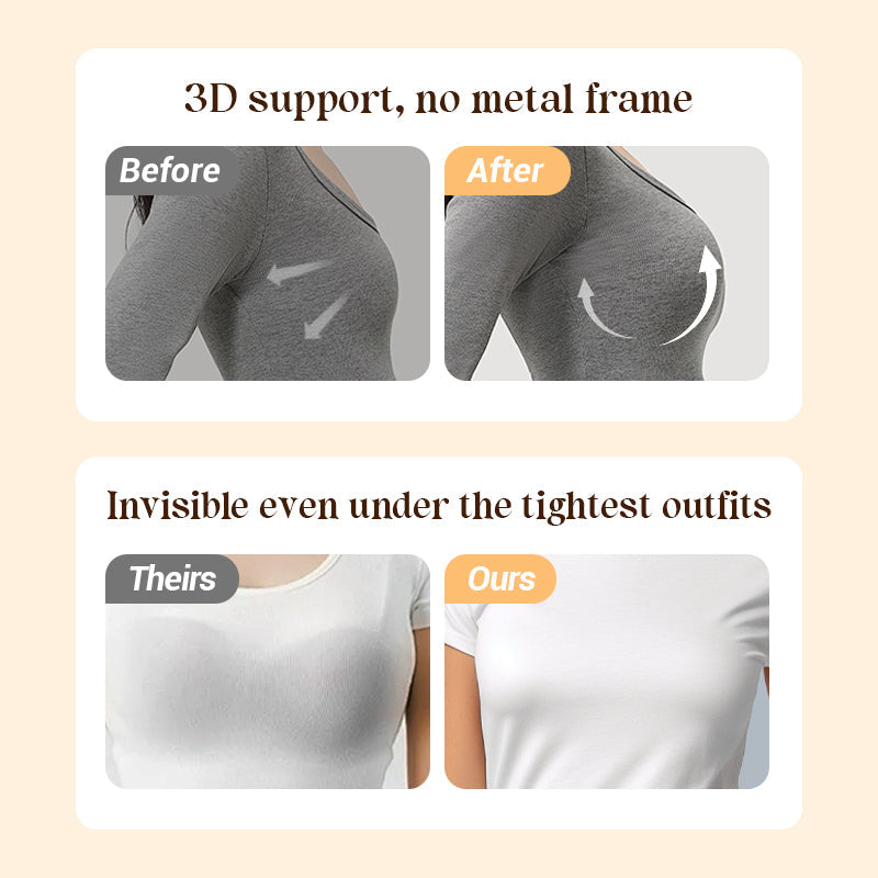 Women's Breathable Wire-Free Lace Minimizer Bra