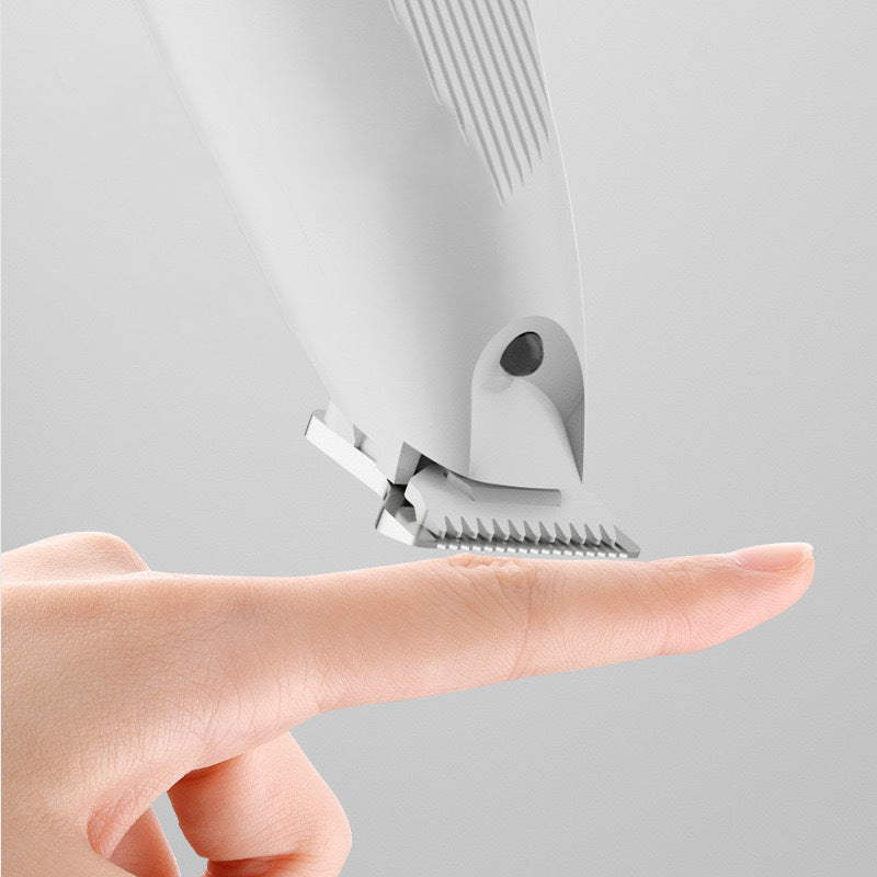 Pet-safe electric shaver with LED light