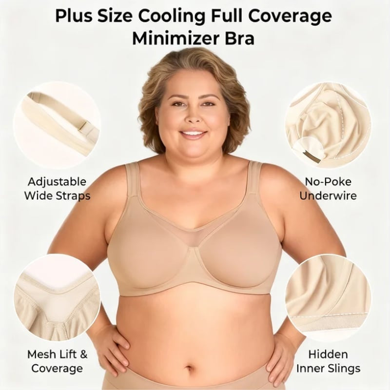 🔥Last Day Sale 50% OFF⏰👙Women's Elegant Sheer Full Coverage Plus Size Bra