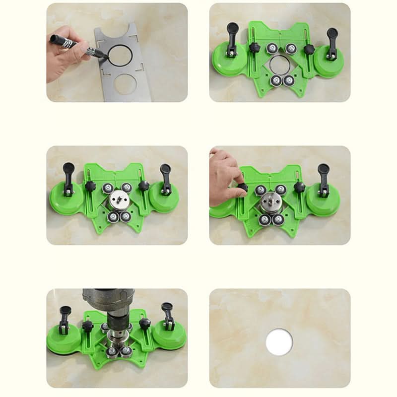 Portable Hole Locator For Ceramic Tiles