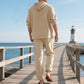 🎁2026 New Arrivals 50% OFF💥Men's Loose Hooded Long Sleeve Top & Wide-Leg Pants 2-Piece Set