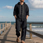🎁2026 New Arrivals 50% OFF💥Men's Loose Hooded Long Sleeve Top & Wide-Leg Pants 2-Piece Set