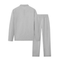 📢📢60%  OFF !! ⏰Men’s Waffle Knit Sweatshirt & Straight-Leg Pants Set