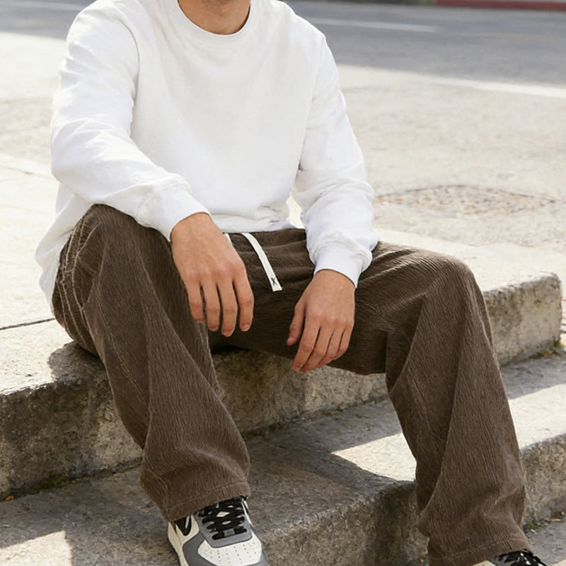 ✨📢60% OFF !!!🔥Men's Loose-Fit Drawstring Pants with Pockets