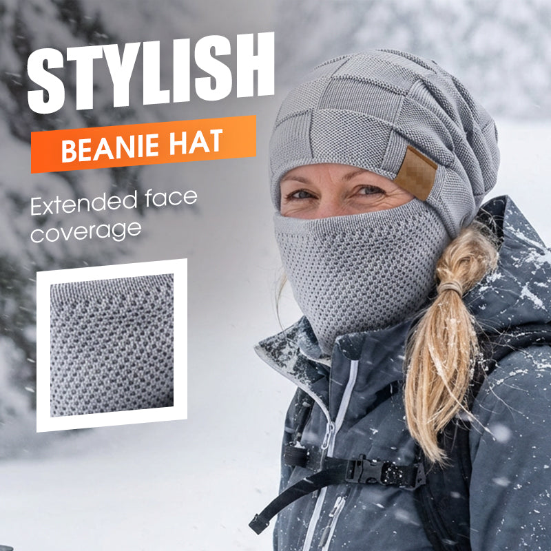 🧣  Buy 2 get 1 free🎩 Winter Beanie with Face Cover – Warm, Face Protection & Ultimate Comfort ❄️