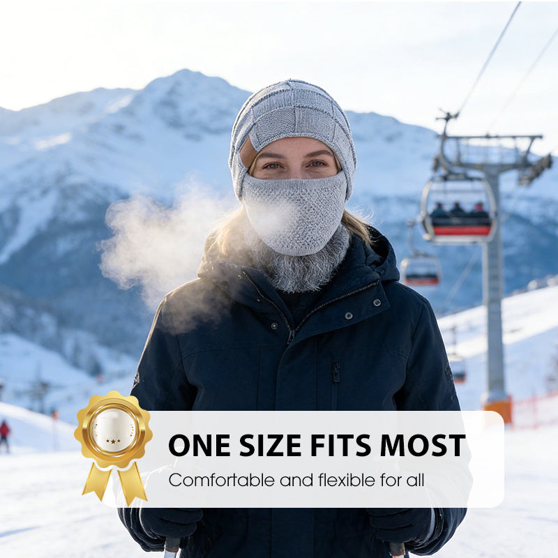 🧣  Buy 2 get 1 free🎩 Winter Beanie with Face Cover – Warm, Face Protection & Ultimate Comfort ❄️
