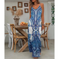 💥LAST DAY SALE 60% OFF🎁Women’s Retro Print V-Neck Sleeveless Maxi Dress