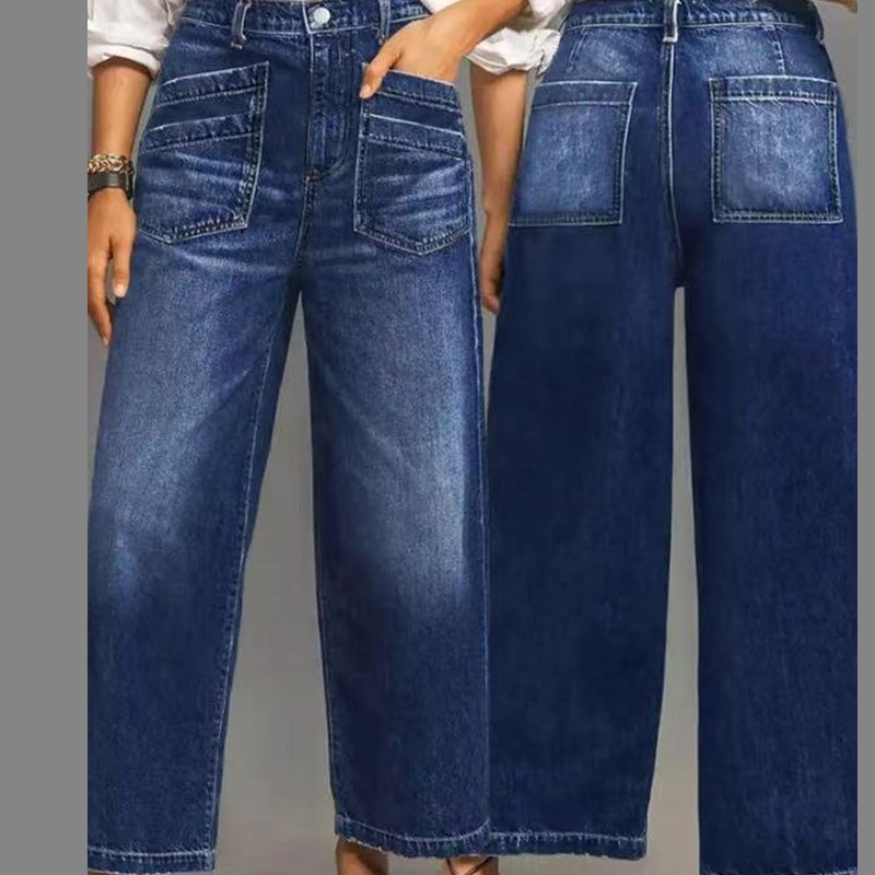 ⏳Time-Limited Special⏰Women's High-Rise Wide-Leg Jeans – Tummy Control, Elongating Fit & Premium Denim in 4 Versatile Washes