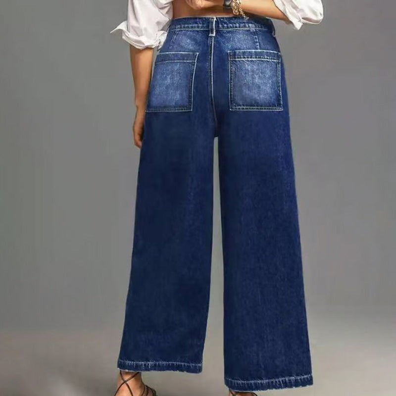 ⏳Time-Limited Special⏰Women's High-Rise Wide-Leg Jeans – Tummy Control, Elongating Fit & Premium Denim in 4 Versatile Washes