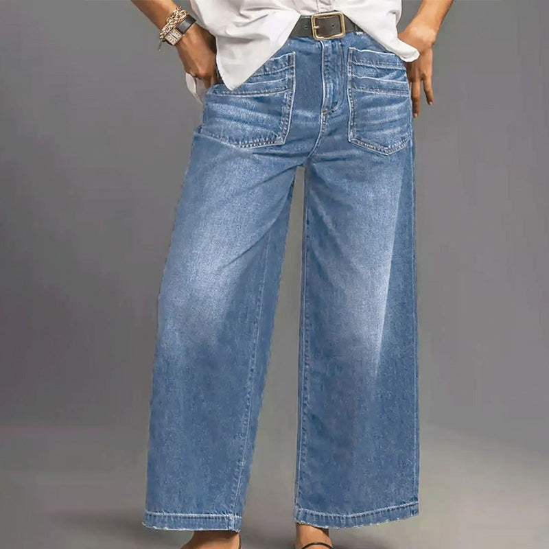 ⏳Time-Limited Special⏰Women's High-Rise Wide-Leg Jeans – Tummy Control, Elongating Fit & Premium Denim in 4 Versatile Washes