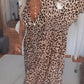 ⏳Time-Limited Special⏰Women's V-Neck Leopard Print Dress