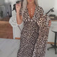 ⏳Time-Limited Special⏰Women's V-Neck Leopard Print Dress