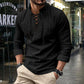🔥Limited-time offer – Plain shirt in linen-cotton blend for men