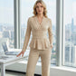 🔥HOT SALE🔥Women's Peplum Top & Pants 2-Piece Set